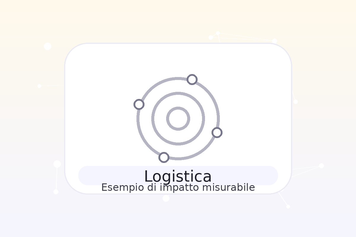 Esempio AI in logistica