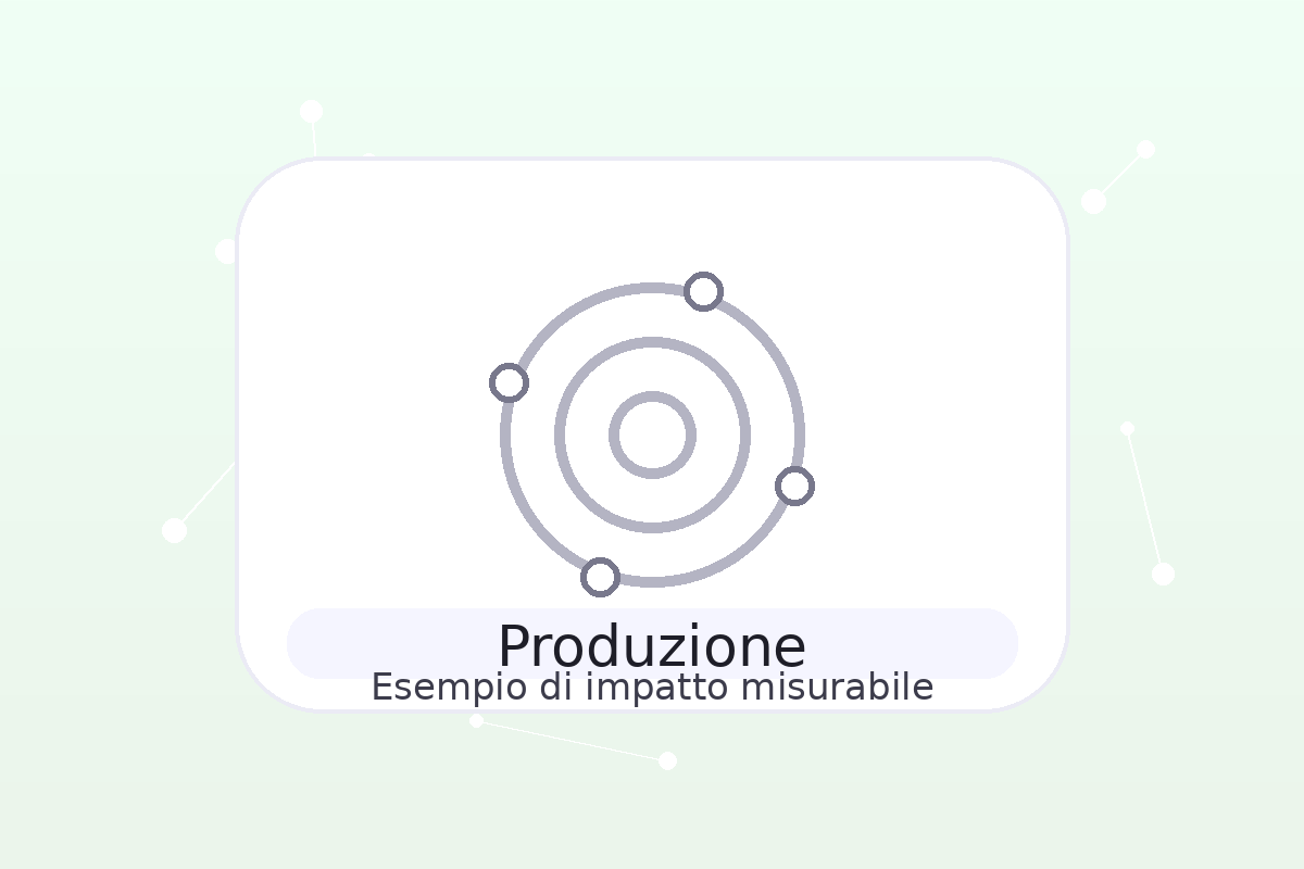 Esempio AI in produzione